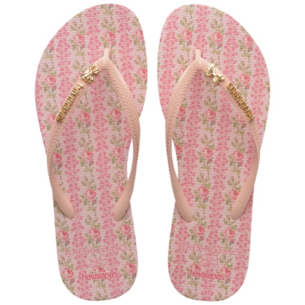 Havaianas Pink Floral Sandals